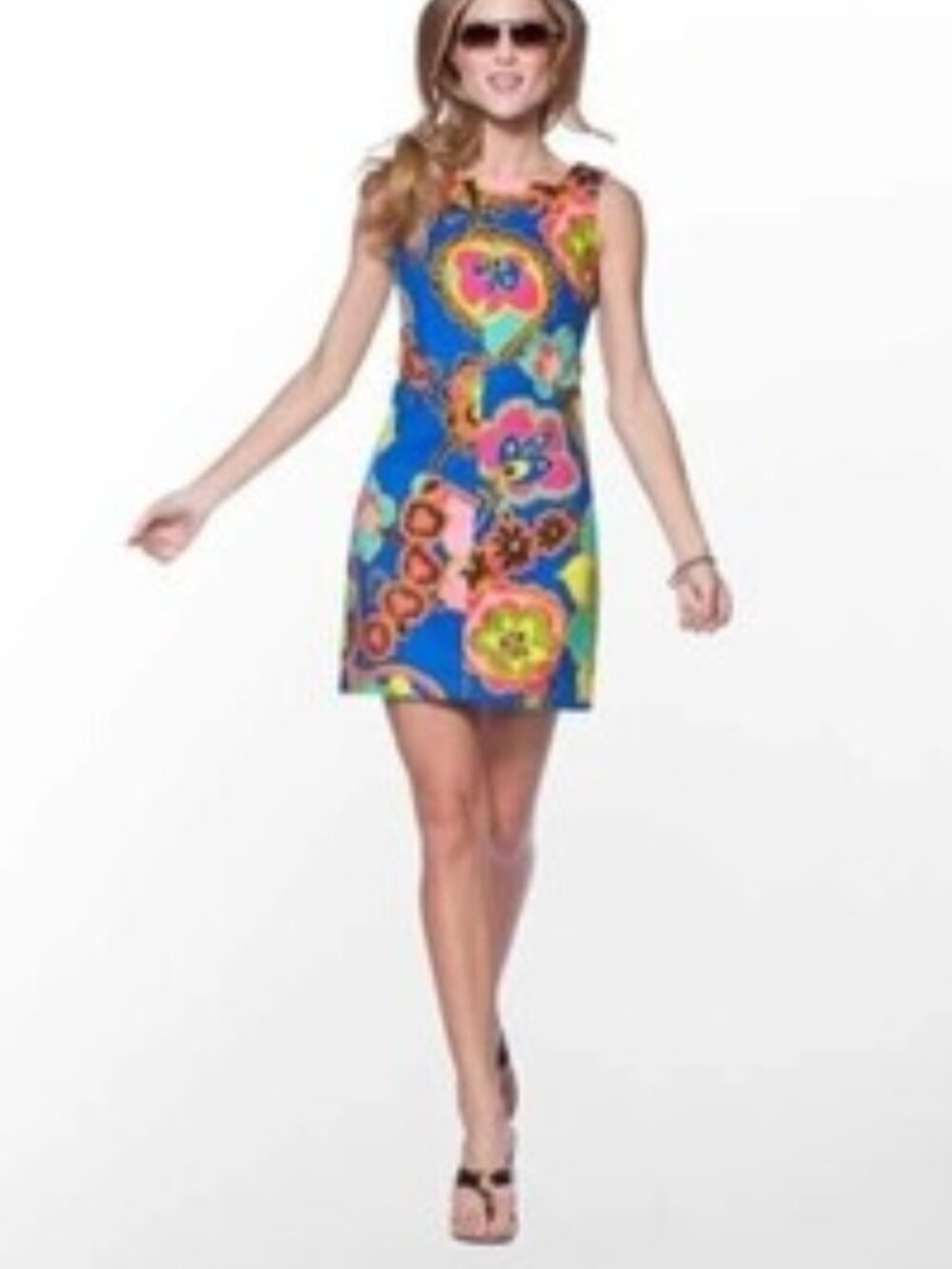 LILLY PULITZER Starry Blue Drama Queen Mini Dress Size 0
